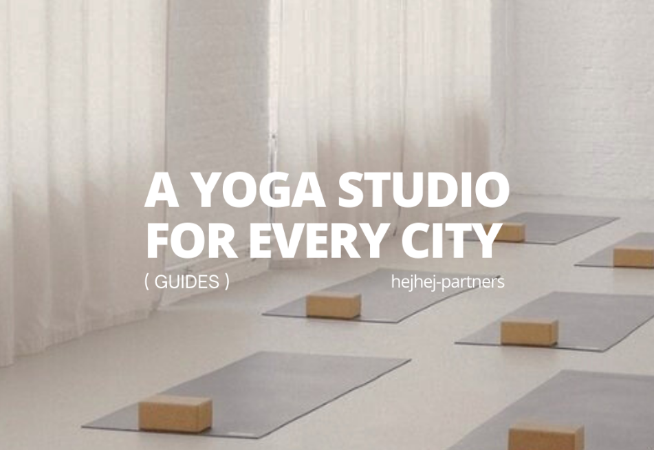Titelbild hejhej Yoga guide Studios mit Matten