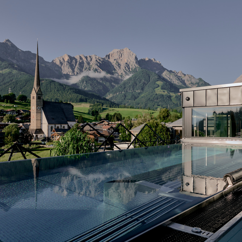 die Hochkönigin Ausblick Hotel
