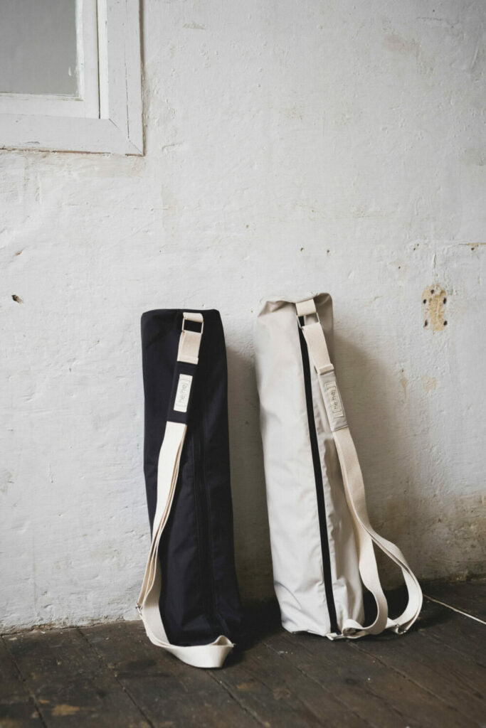 hejhej-bag in chalk and grey-aubergine