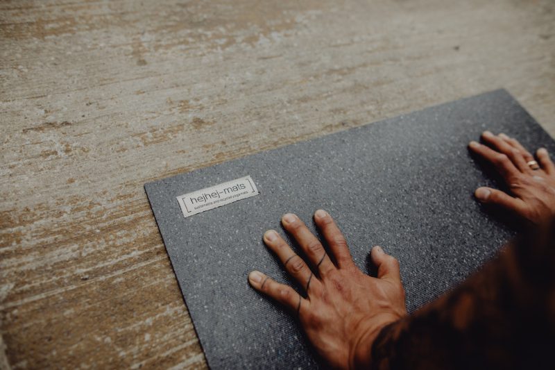 Rutschfeste Yogamatte – ein Blick auf die Oberfläche der hejhej-mat