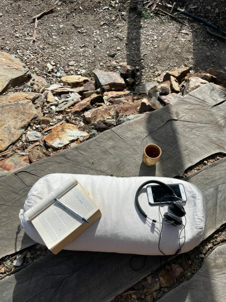 Morgendliches Setup als Inspiration im Herbst in Portugal.